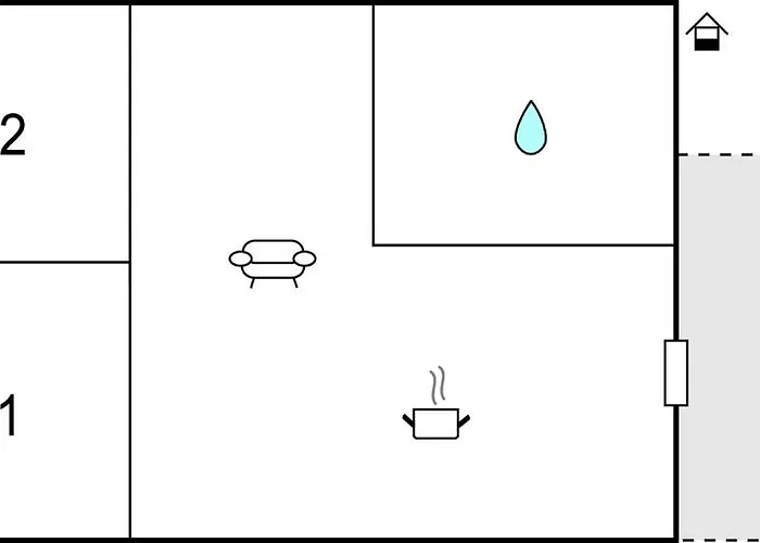 شقة 2 Bedroom Cozy In